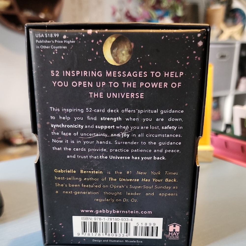 The Universe Has Your Back Card Deck - Black - Picture 2 of 10